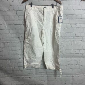 Izod Women's White Cropped Pants